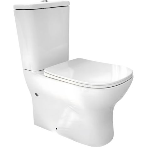 NOVOBATH PRAGA Inodoro Rimless Completo Compacto Blanco - ref: PACKWC-PRAGA (1/5)