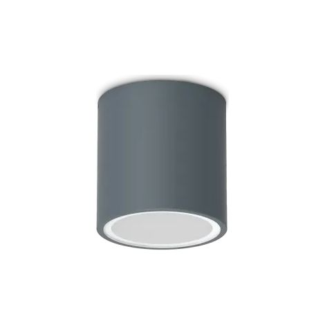 Ideal Lux Lampada da soffitto moderna Techo 1 luce GU10 IP54 antracite metallo