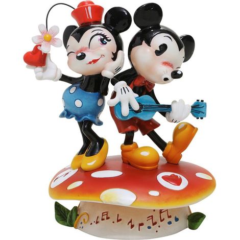 Statuette Mickey Et Minnie By Miss Mindy