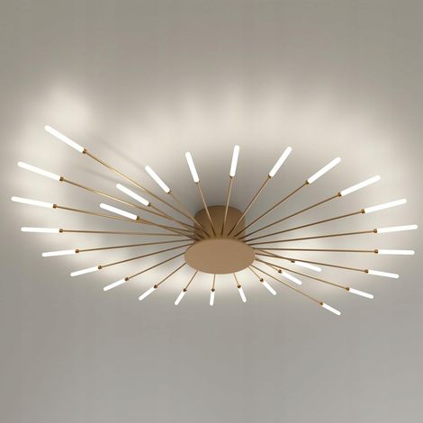 GOECO Moderne goldene LED-Deckenleuchte für die Küche, 30 W, 3000 K (1/5)