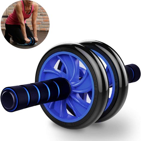 Rouleau Avec Bande De Résistance, Poignée Antidérapante, Rouleau Pour Un Exercice De Fitness Parfait Pour Les Abdominaux, Coussin D'Agenouillement Libre