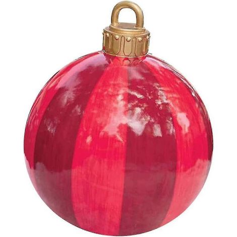 Boule de Noël géante 60 cm, boule transparente, boule de Noël gonflable géante, extérieur (1/5)