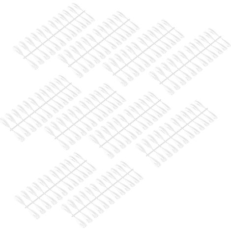 240 bâtonnets à échantillons transparents pour vernis à ongles, manucure et nail art (1/5)