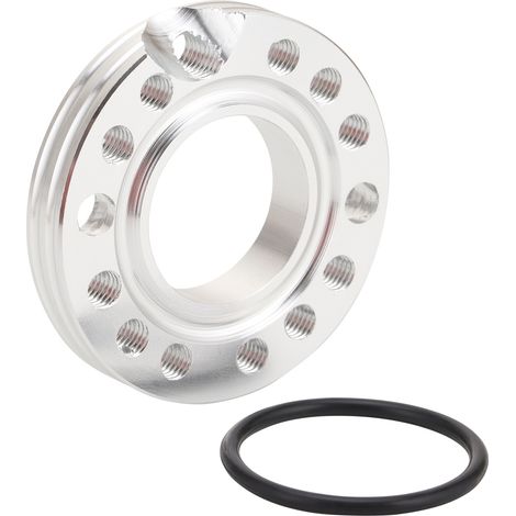 28mm Silver Carburetor Rotary Gasket, Intake Manifold Adapter, Adjustable Angle Mounting Plate, Suitable for Motorcycles, Off-Road Vehicles and Quad Bikes, Universal Modification Gaskets. (1/4)