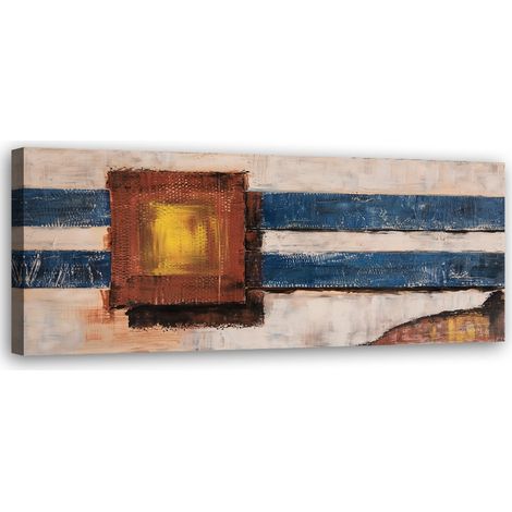 Quadro su tela, Astratto come dipinto - 150x50 (1/5)