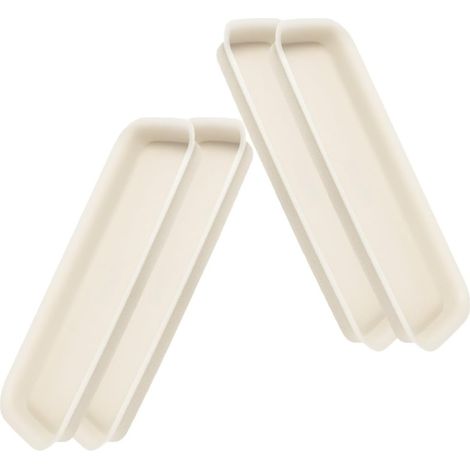 Stück Pflanztopf Untersetzer aus Kunststoff in Beige