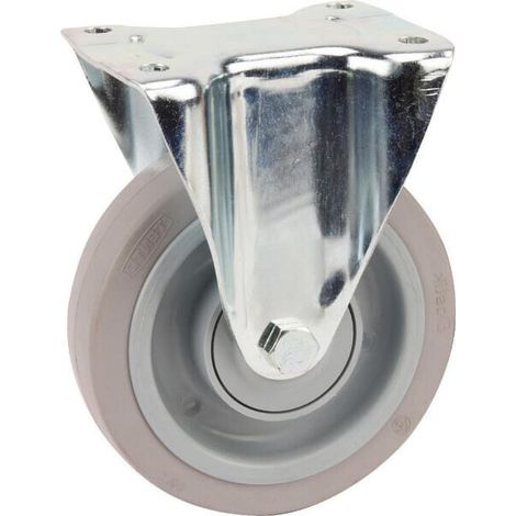 Roulettes pivotantes à bandage en caoutchouc élastique TENTE 3478UFP160P63