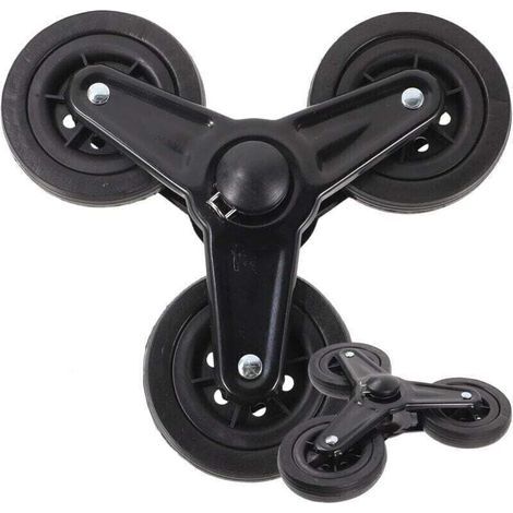 1 paire de roue chariot, chariot de courses, roues triangulaires pour chariot de courses, pices de rechange pour roues de chariot, fournitures pour chariot, plastique (1/4)