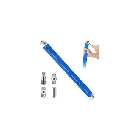 Clé à Rallonge Décalée, Rallonge de Clé Dynamométrique, Zero Offset Extension Wrench, Clé à Espace Restreint Prolongée avec Adaptateurs de 1/2", 1/4" et 3/8" (1/5)