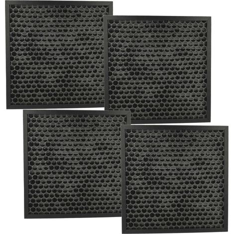 vhbw 4x Luftilter kompatibel mit DeLonghi AC 150, AC 100 Luftreiniger - Kombifilter HEPA + Aktivkohle
