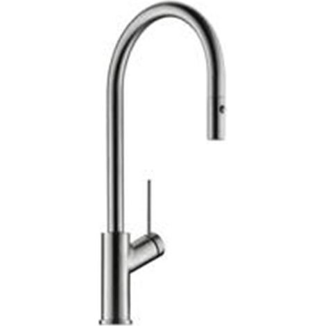 Naber LINEA Küchenarmatur Mio 2 mit ausziehbarem Auslauf chrom Hochdruck (1/3)