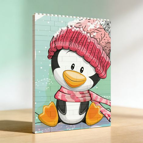 Cadre photo en blocs et briques à assembler, cadeaux pour anniversaire (1/5)