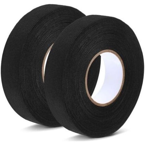 2 Rouleaux Ruban de Harnais Adhésif Haute Température Du et Isolation Thermique pour Câblage Électrique Automobile (1/5)