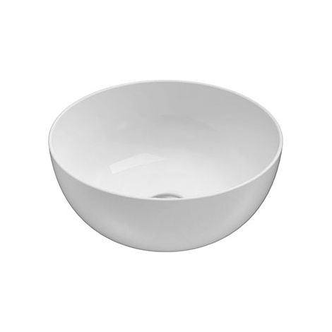 CERAMICA GLOBO T-edge lavabo appoggio 37x16 bco bianco lucido codice prod: B6T37BI (1/6)