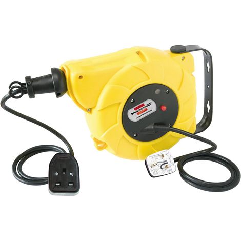 Brennenstuhl Auto Extension Cable Reel 240V 13A 1-Socket 9+2m BRE023300 (1/2)