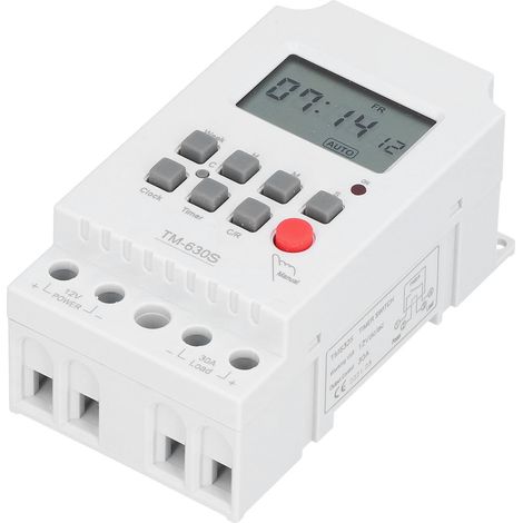 Minuterie de micro-ordinateur, accessoires électroniques de 7 jours avec affichage numérique pour le contrôle de la lumière