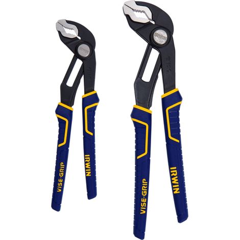 IRWIN VISE-GRIP GrooveLock Pliers Set, V-Jaw, 2 Piece, 2078709 by Irwin Tools (1/4)