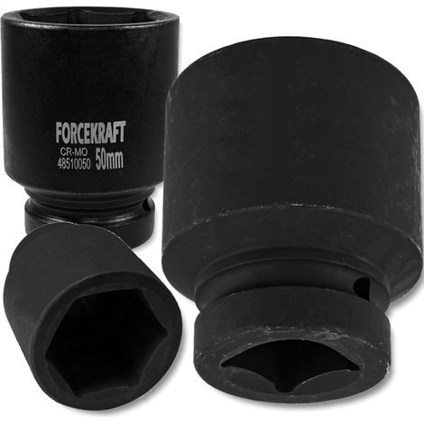 FORCEKRAFT Tiefschlag-Stecknuss 1" 50 mm 6-kant
