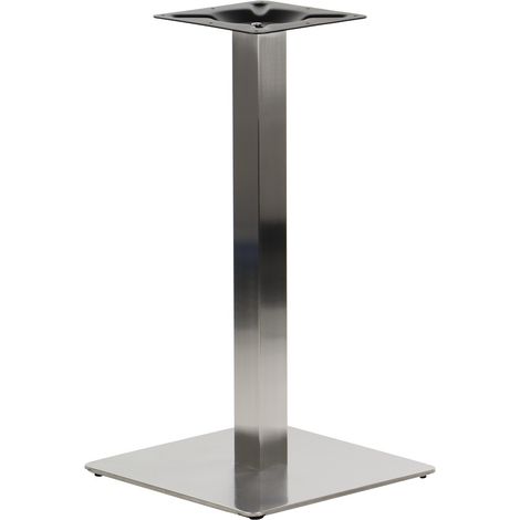 Tischgestell aus gebürstetem Edelstahl SH-3002-1/60/S - 40x40 cm (1/5)