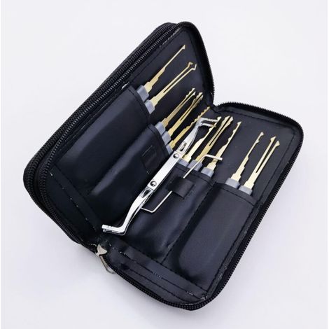Kit de sélection de serrure, kit de sélection de serrure 24 pièces, outils de formation pour serruriers débutants et professionnels (1/3)