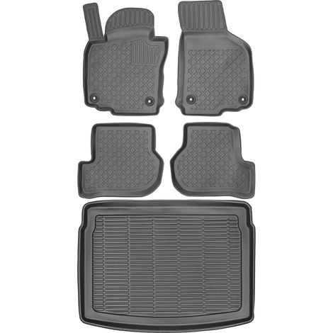 Set di tappetini per auto e tappetino per bagagliaio per Volkswagen Golf V Hatchback dal 2003 al 2008 (1/5)