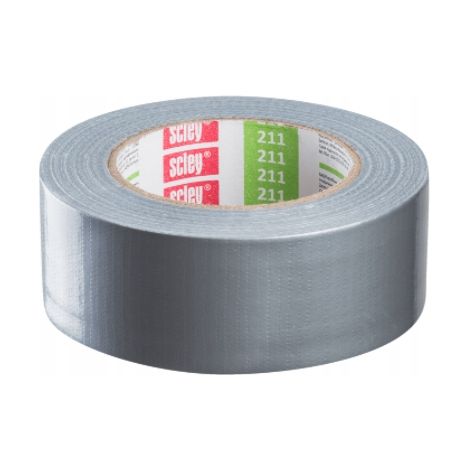 Nastro adesivo universale per il montaggio di tessuti, 48 mm x 50 m, grigio.