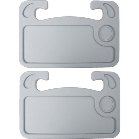 2-teiliges Lenkradtablett, Kartentisch, Auto-Esstablett, Grau (1/4)