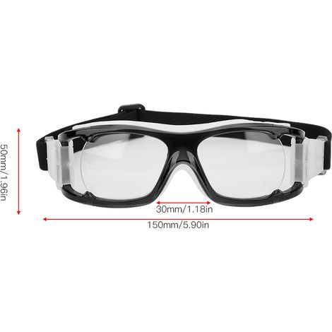 Sportschutzbrille für Radfahren, Fußball, Basketball – Schwarz (1/5)