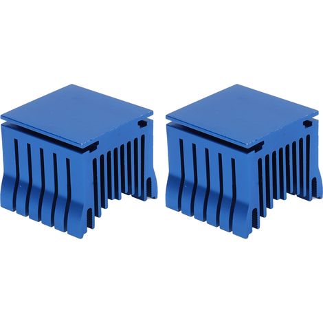dissipateurs thermiques en aluminium pour carte mère d'imprimante 3D, chipset pont nord/sud, refroidissement simple, bleu (1/5)