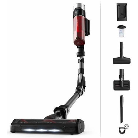 Aspiradora escoba inalámbrica multifuncional Rowenta, Eficiente, Ligera, Ajuste automático de potencia, Tubo Flex RH2078WO