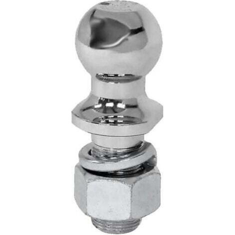 Sfera di traino cromata con diametro di 50 mm, ricambi per rimorchi, accessori per camper