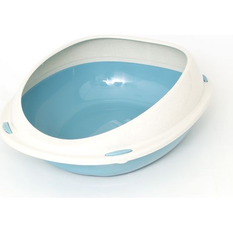 Lettiera Toilette Per Gatti Ovale 45x36x15,5cm Modello 700088 Colore Rosa (1/4)