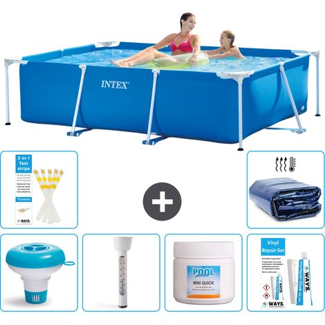 Intex Piscine Tubulaire Rectangulaire - 220x150x60 cm - 7-pièces S22340 (1/5)
