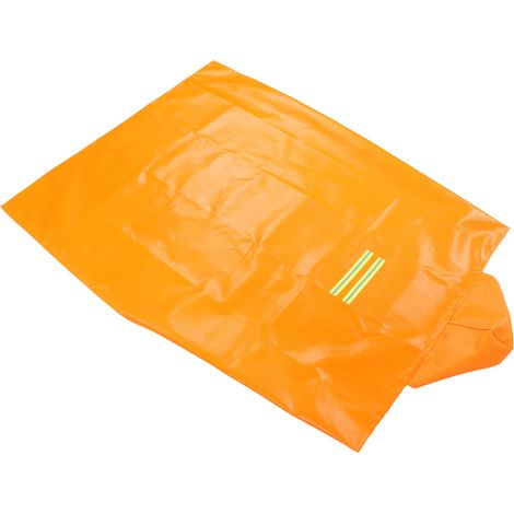 Cape ignifuge en fibre de verre, double face silicone, isolant thermique, cagoule anti-feu réfléchissante pour adulte, bande lumineuse, protection incendie (1/5)