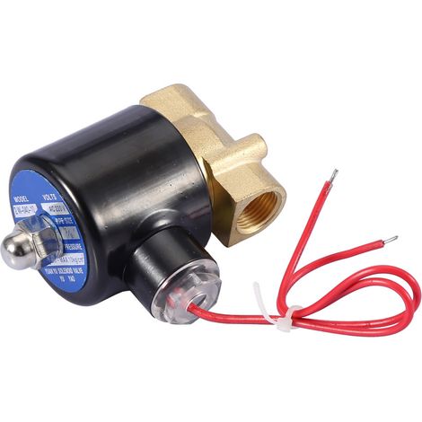 DN10 Elektromagnetisches 2-Wege-Magnetventil, normalerweise geschlossen, 220 V Wechselstrom, 3/8" (1/5)