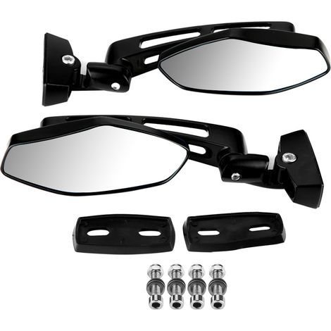 Modifizierte Renn-Rückspiegel/Seitenspiegel für Motorräder, 2 Stück, für Suzuki Kawasaki (1/5)