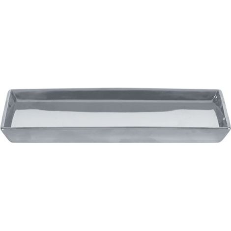 Kleine Wolke, Mensola portaoggetti da Bagno in Porcellana 5065124885 Silber, Argento (Silber)
