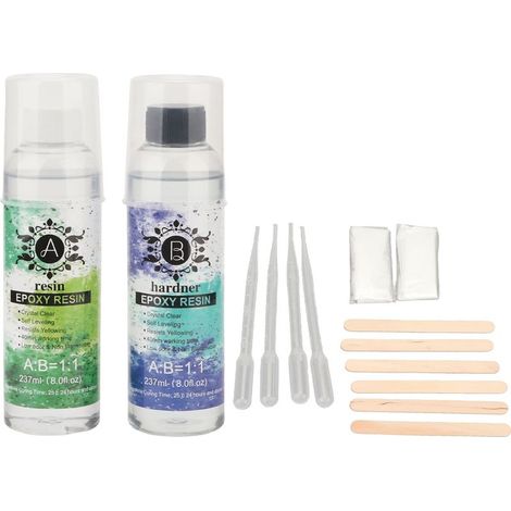 UV-beständiges, sicheres und geruchsarmes transparentes Epoxidharz (1/5)