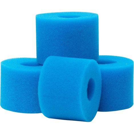 Type S1 Éponge Filtrante de Piscine en Mousse Filtre pour Intex Type S1 pour Piscine.Cartouche filtrante réutilisable pour Bain à remous (4 pièces) (1/5)