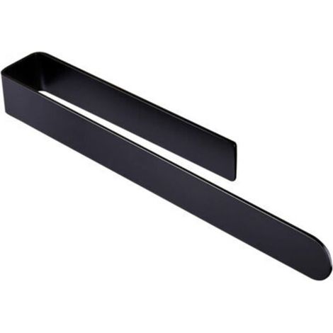 Porte-serviette porte-serviettes noir salle de bain porte-serviettes collant 37 cm (1/3)