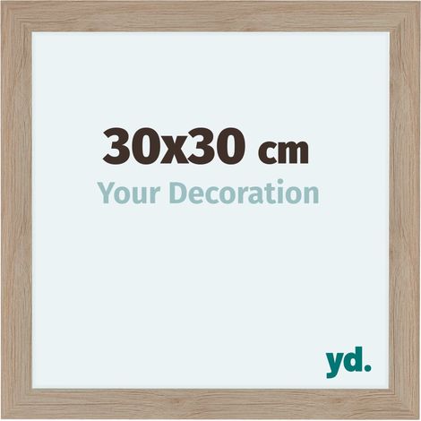 yd. - Cadre photo 30x30 - Chene Clair - MDF - Como (1/5)