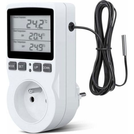 Thermostat d'ambiance - - Intelligent - LCD - 200V - Contrôle de température avancé (1/4)