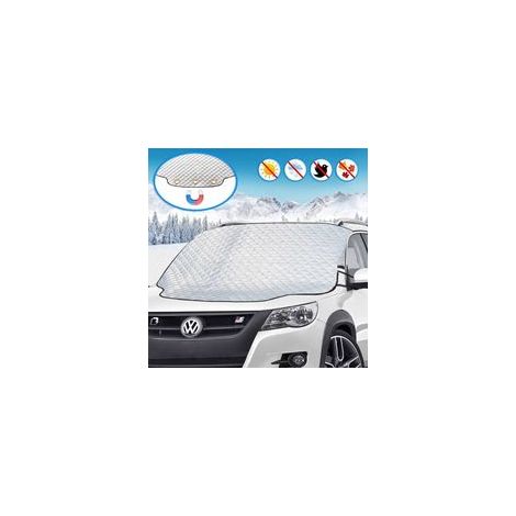 Pare-Brise Avant Voiture, Magnétiques Bâche Pare Brise, Pare-Soleil Anti Givre Neige Anti Glace UV Soleil Protection Repliable U (1/5)