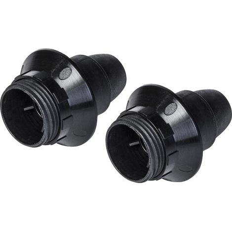 PORTALAMPADA 2PZ E14 NERO