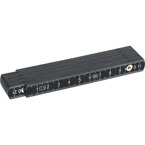 Règle pliante coulissante en dix parties de 1 m, 90 cm, pliable, polyvalente, pour la lecture intérieure, outil de mesure éducatif, léger et compact (1/5)