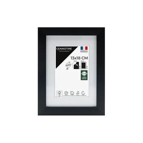 Ceanothe Milan Fotorahmen Schwarz 13x18 cm elegant
