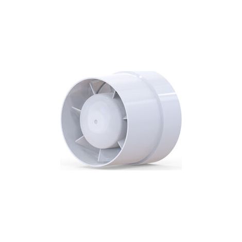 Cappa aspirante a risparmio energetico da 100 mm, 12 W/130 m³, con ventola assiale, adatta per installazione canalizzata: bagno, cucina, cantina. (1/5)