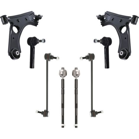 KIT BRACCIO OSCILLANTE 8 PEZZI COMPATIBILE CON OPEL COMBO Tour (X12) 1.3 CDTI (C26, D26, / Kit Sospensione Completo OE/OEM / Bracci Oscillanti + Testine Sterzo / Sostituzione Diretta OEM