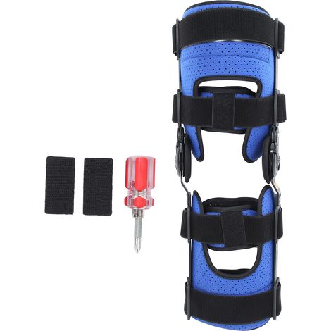 Attelle de jambe articulée réglable, orthèse de genou pour ménisque, immobilisateur taille L (1/5)