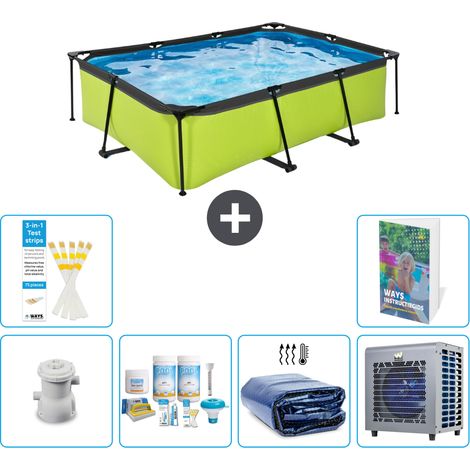 Exit Pool Rechteckig - 220x150x65 cm - 7-teilig  S302 (1/5)